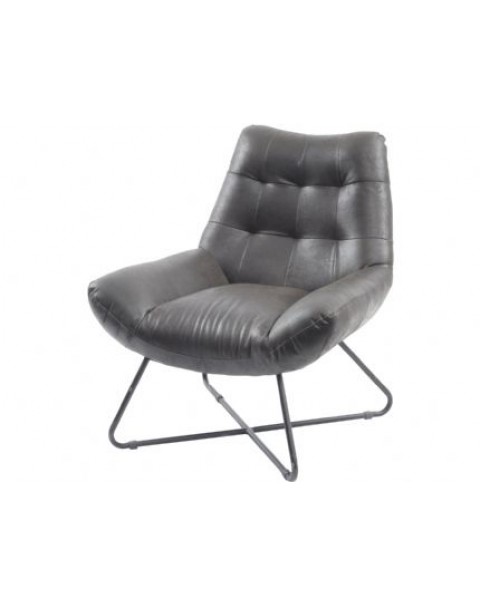 Bathhurst Dark Brown Leather Chair